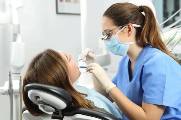 patient with dentist